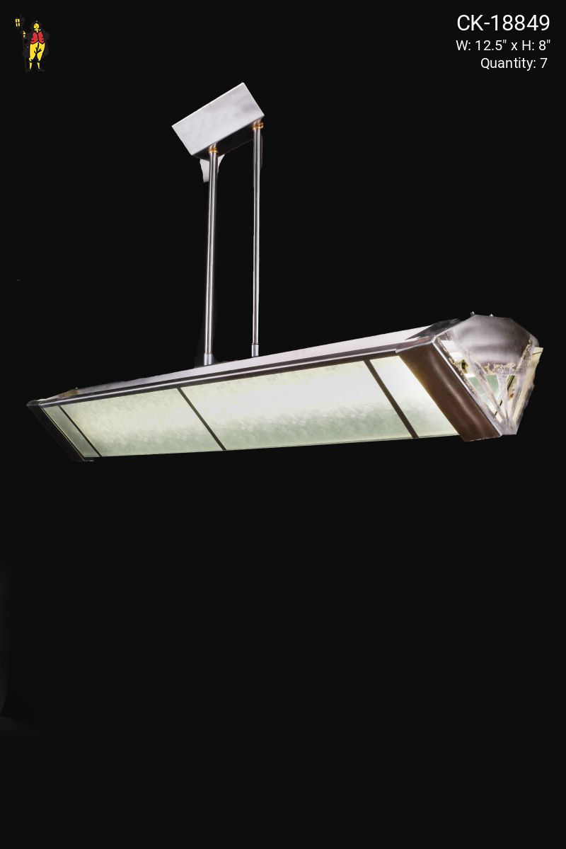 Art deco fluorescent light fixtures cheap
