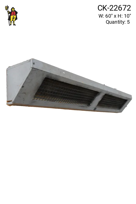 Painted Gray Wooden Corner Fluorescent Fixture