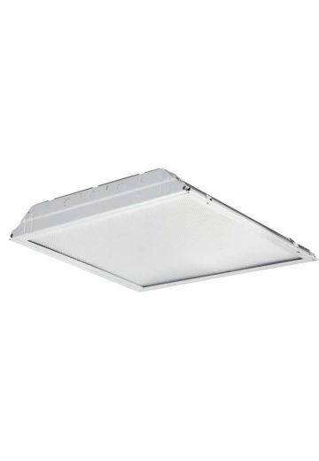 2' x 2' Drop in Troffer Fluorescent w/Prismatic Lens (Gutted - No Sockets)