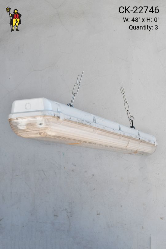4' Vapor Proof Fluorescent Fixture (Available as Hanging or Flushmount)
