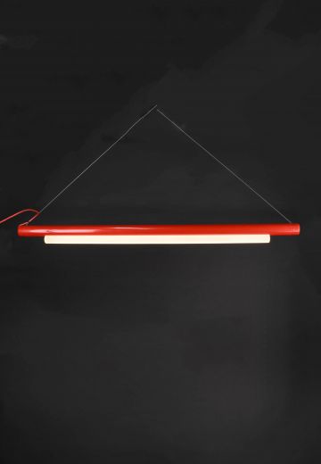 49" Modern Red *LED* Linear Hanging Fixture