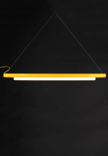 49" Yellow *LED* Linear Hanging Fixture