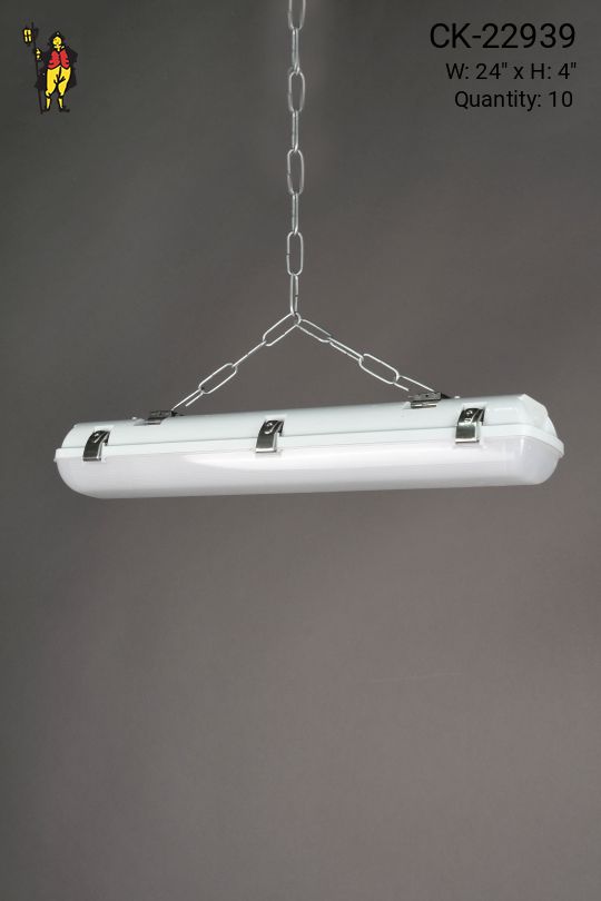 2' *LED* Vapor Proof Hanging Fixture (Available as Hanging or Flush Mount)