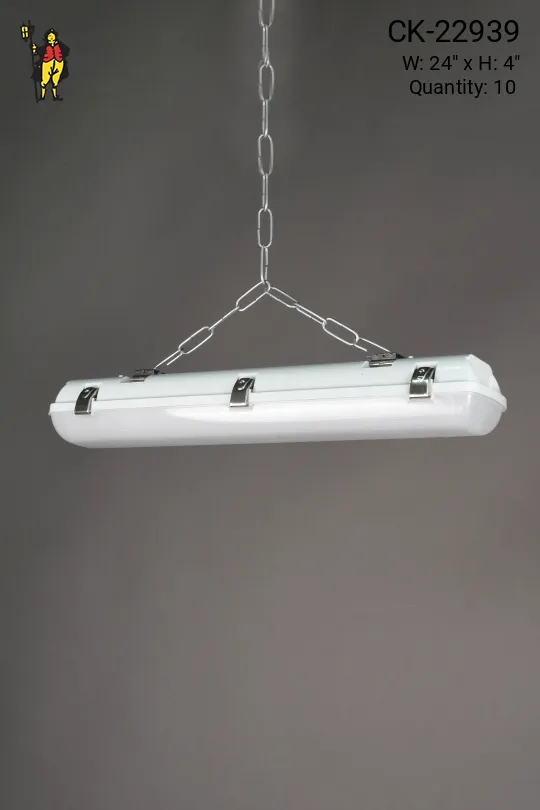 2' *LED* Vapor Proof Hanging Fixture (Available as Hanging or Flush Mount)