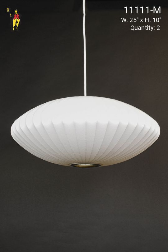 25" Hanging Saucer Pendant (M)