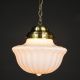 12" Hanging Scalloped Schoolhouse Globe #0