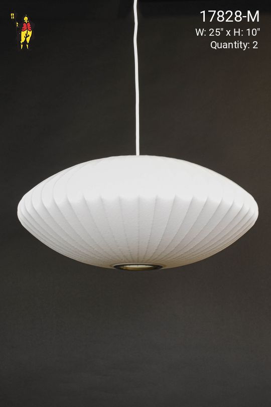 25" Hanging Saucer Pendant (M)