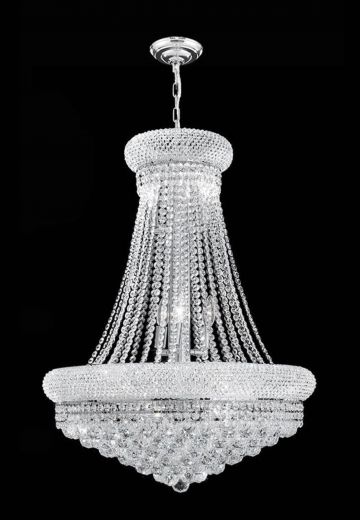 36" Crystal Basket Chandelier (Large)