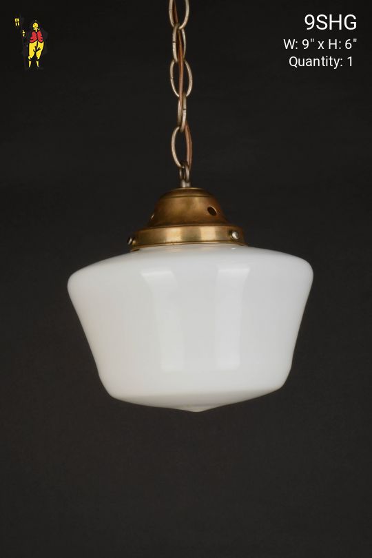 9" Hanging Schoolhouse Globe