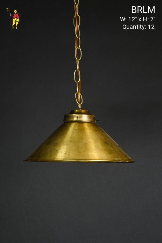 Hanging 12" Brass RLM