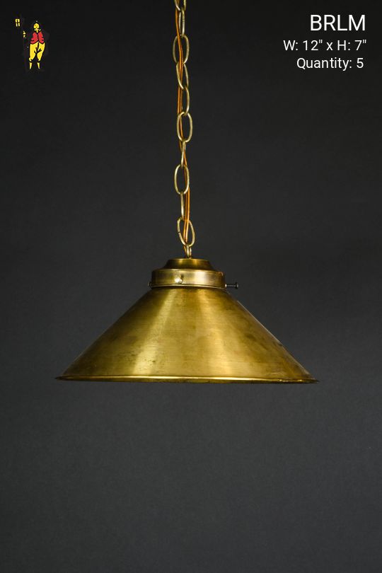 Hanging 12" Brass RLM