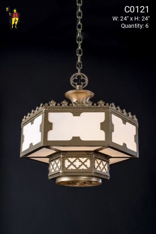 Antique Bronze Gothic Lanterns