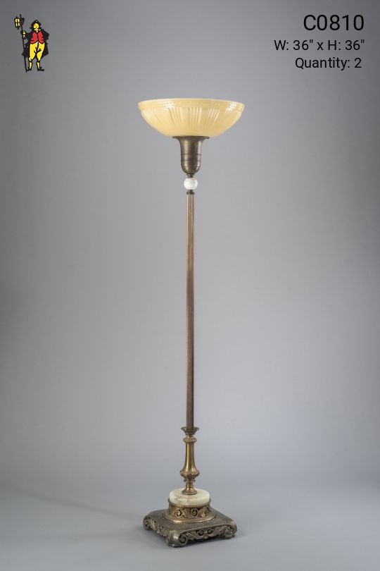 Large Inverted Bowl Chandelier