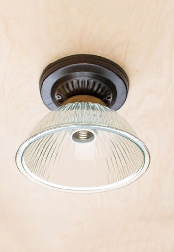 Halophane Glass Flush Mount