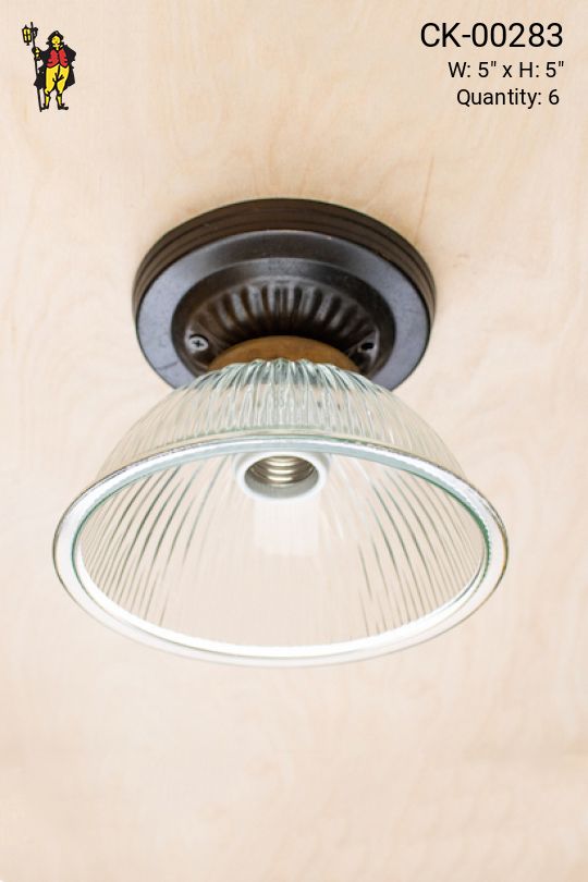 Halophane Glass Flush Mount