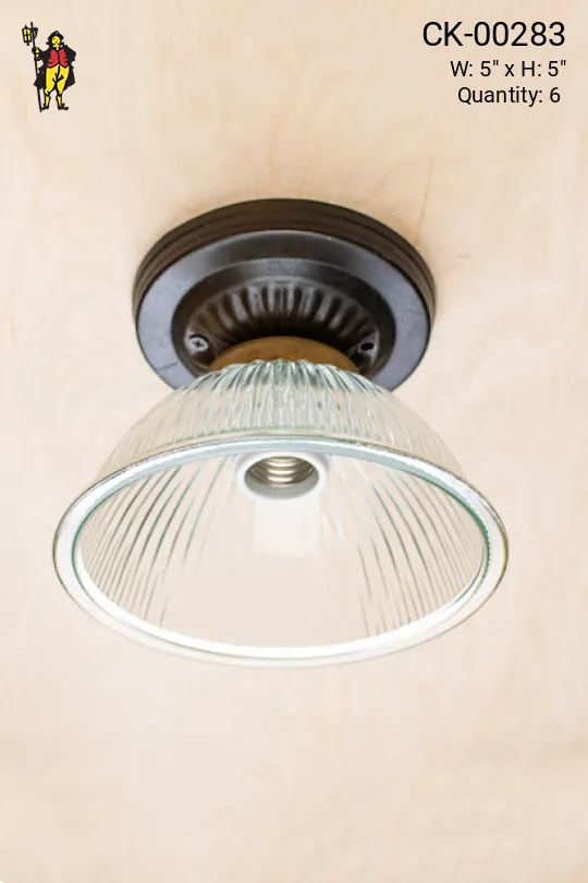 Halophane Glass Flush Mount