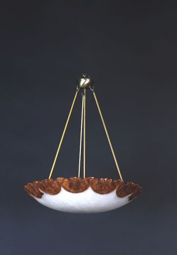 20" Glass Bowl Chandelier