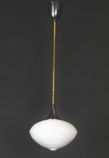 Mid Century Hanging Globe Pendant