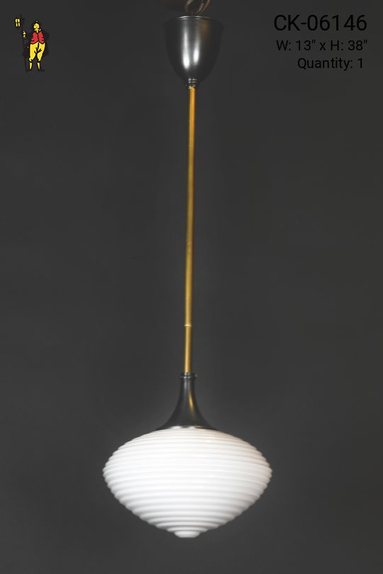 Mid Century Hanging Globe Pendant