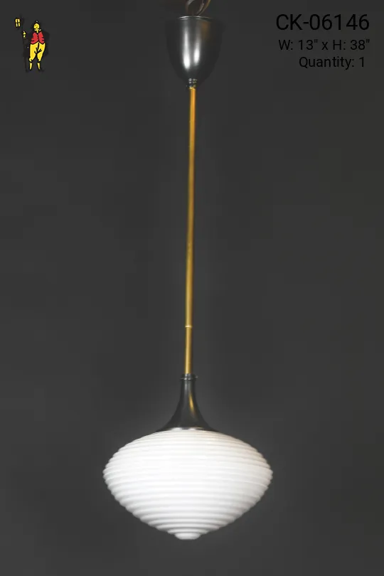 Mid Century Hanging Globe Pendant