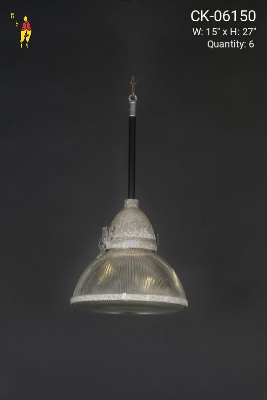 Hanging Halophane Pendant