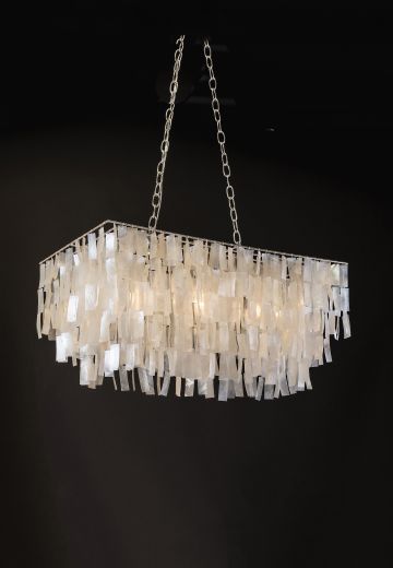 Capiz Shell Hanging Fixture