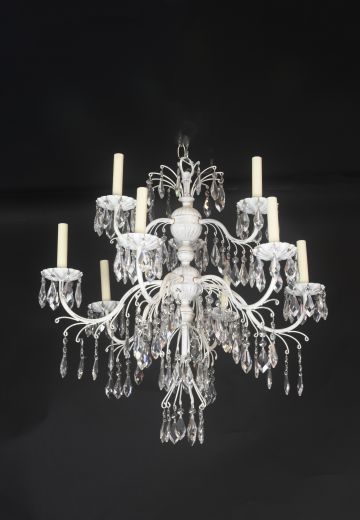 Victorian Crystal Chandelier