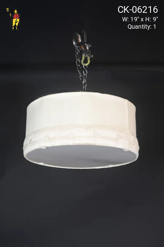 Hanging Fabric Shade Pendant
