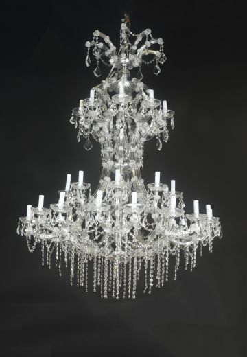 Thirty Six Light Crystal Chandelier
