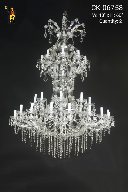 Thirty Six Light Crystal Chandelier
