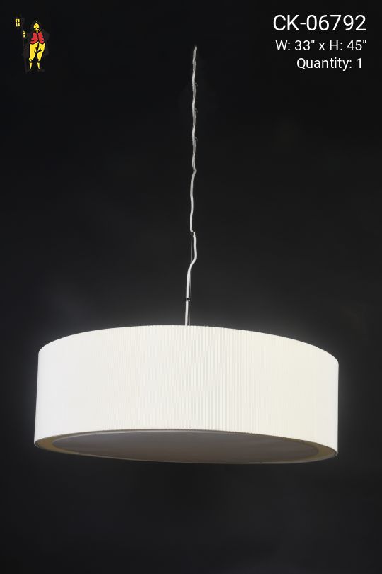 Hanging Fabric Shade Pendant