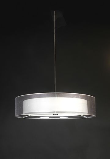 Modern Fabric Shade Pendant