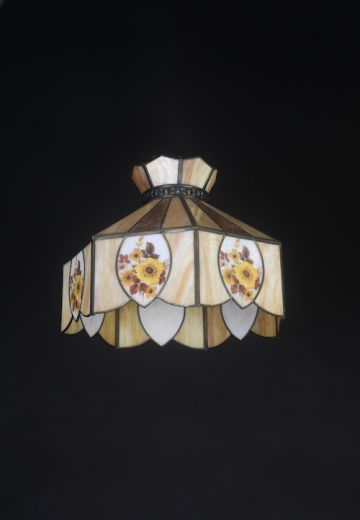 Hanging Art Glass Shade Pendant