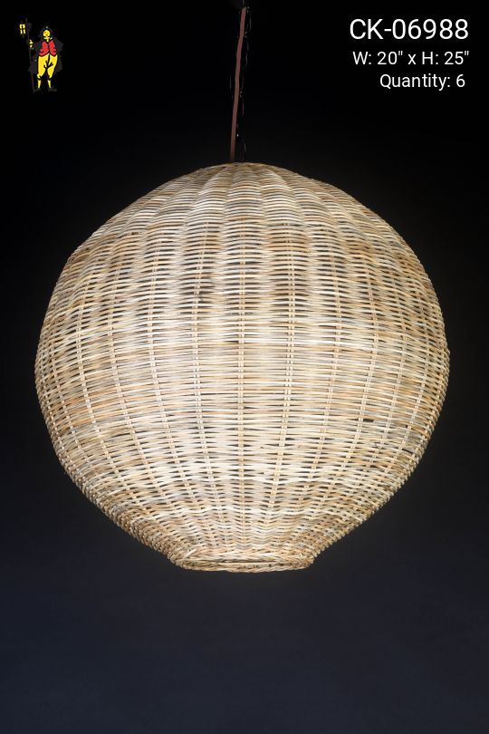 Wicker 20" Hanging Fixture