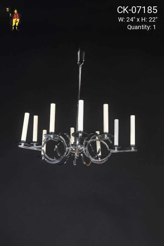 Crystal Ten Light Chandelier