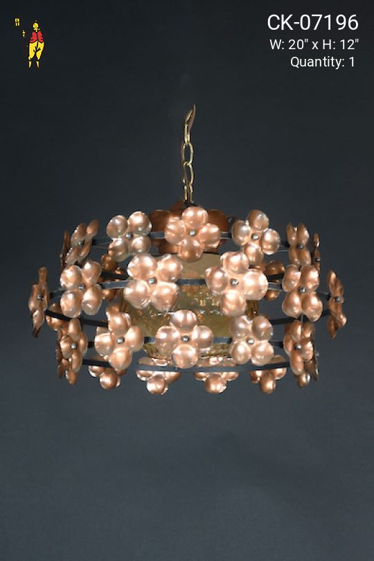 Floral Metal Hanging Pendant