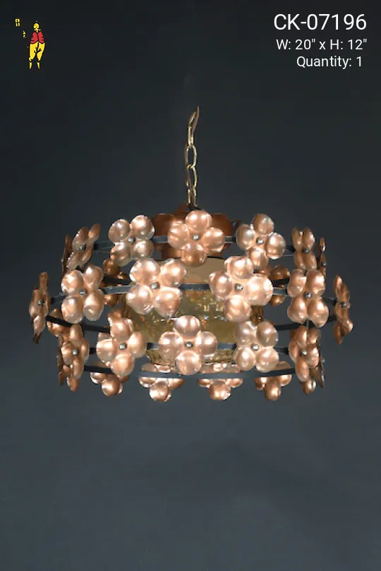 Floral Metal Hanging Pendant