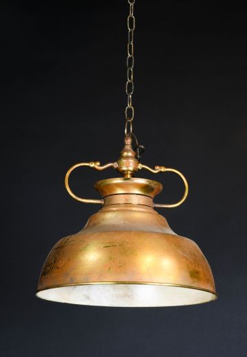 Brass Reflector Pendant