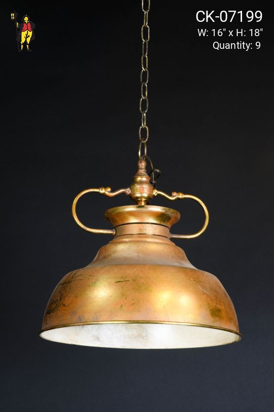 Brass Reflector Pendant