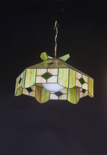 Hanging Art Glass Shade