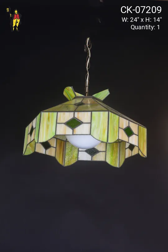 Hanging Art Glass Shade