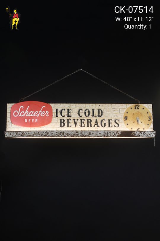 Schaefer Beer Hanging Sign