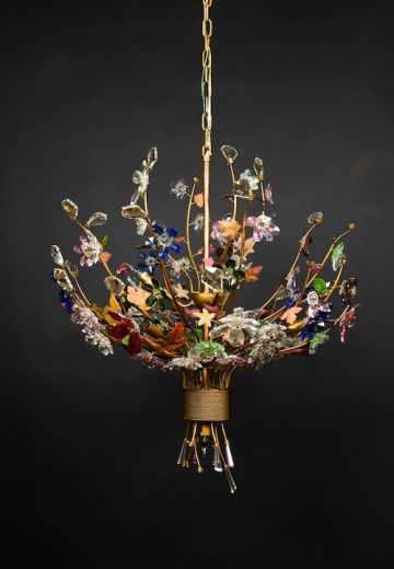 Ten Light Flemish Chandelier