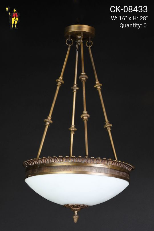 Hanging Bronze Bowl Fixture