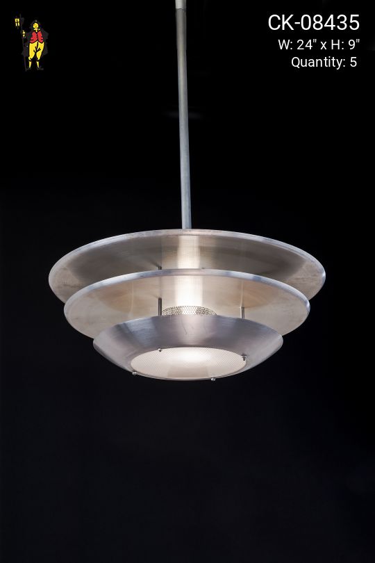 Three Ring Silver Hanging Pendant