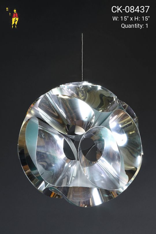 Contemporary Chrome Hanging Pendant