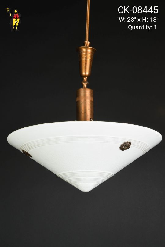 Modern Glass Bowl Pendant