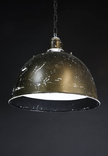 Bronze Industrial Dome Pendant