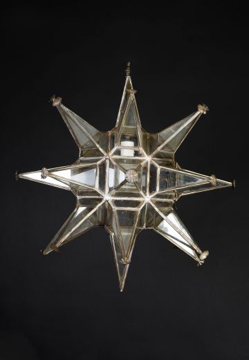 Glass Star Hanging Pendant