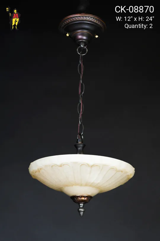 Hanging Glass Bowl Fixture